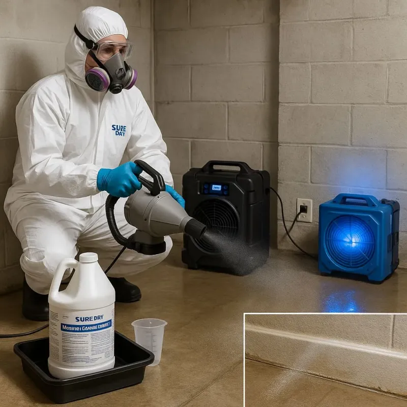 Sanitization and Odor Removal process in Oak Leaf, TX