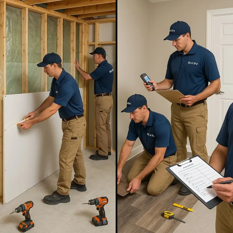 Repairs and Reconstruction process in Oak Leaf, TX